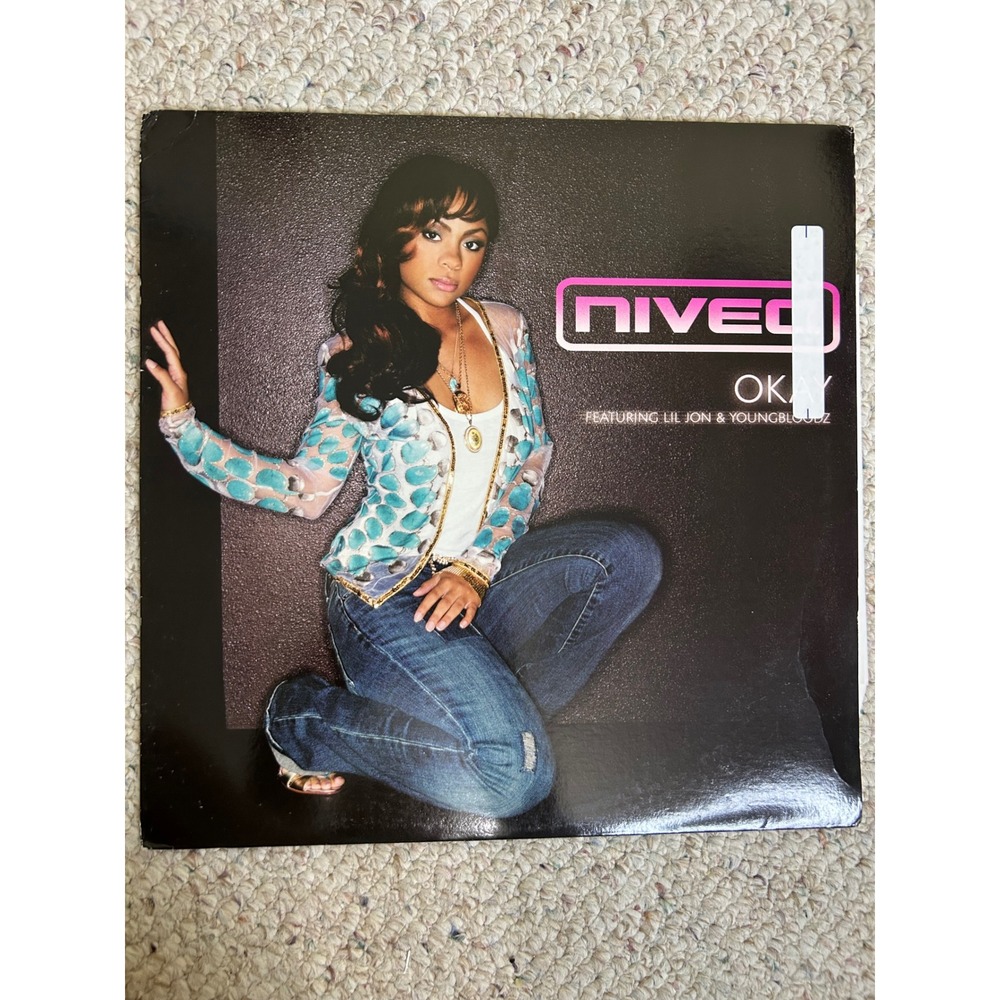 Nivea Okay 12" Vinyl Single ft Lil Jon YoungBloodZ Promo Jive Records 2004
